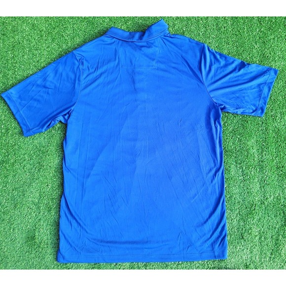 ANTIGUA Large Golf Shirt Desert Dry Extra Light Polyester Blue Knit NEW NWT - Picture 4 of 8